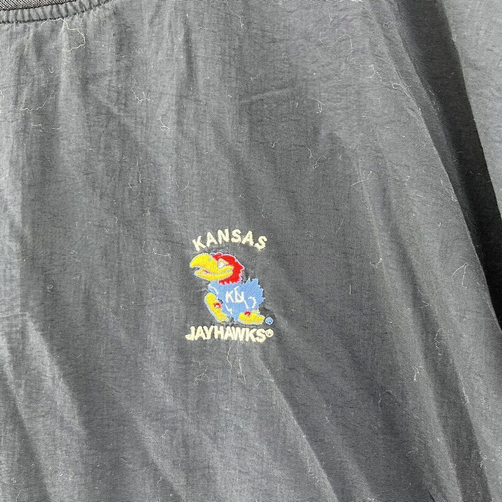 Kansas Jayhawks Pullover‎ Windbreaker Embroidered NCAA Football Size XL